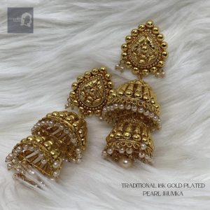18k Gold Plated Jhumka