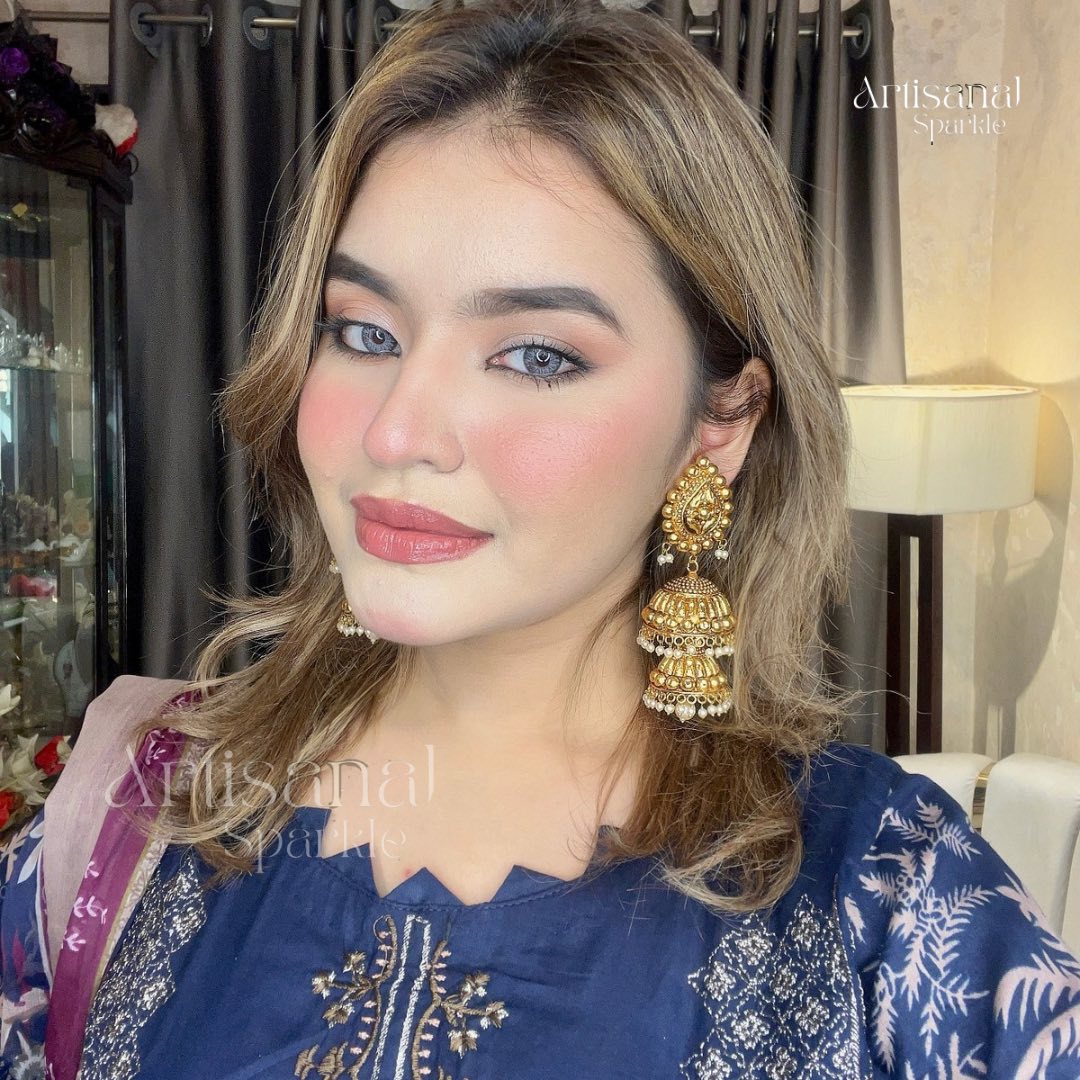 18k Gold Plated Jhumka - Image 3