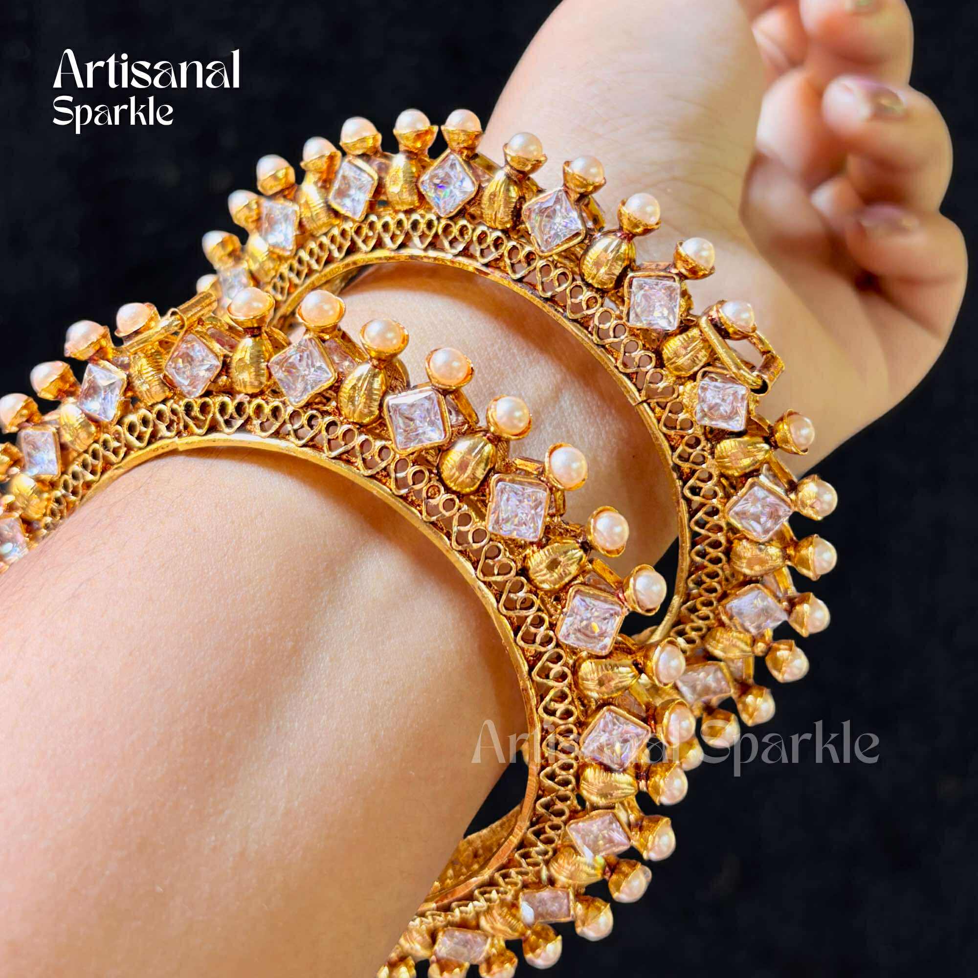 Gold Plated Bridal Bala 013 - Image 3