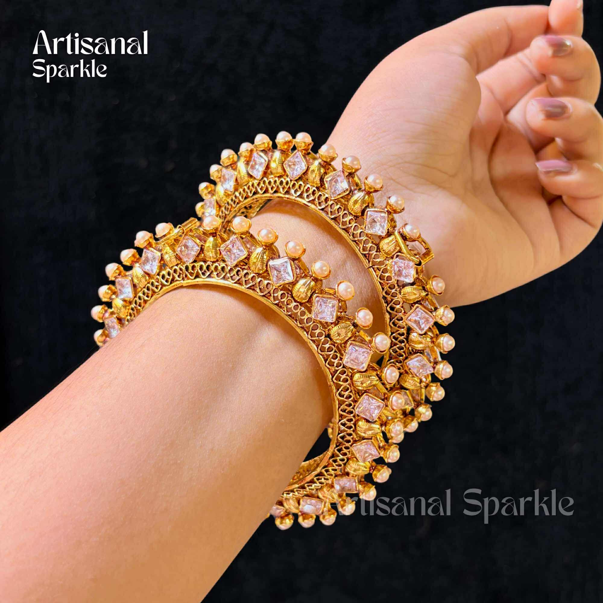 Gold Plated Bridal Bala 013 - Image 4