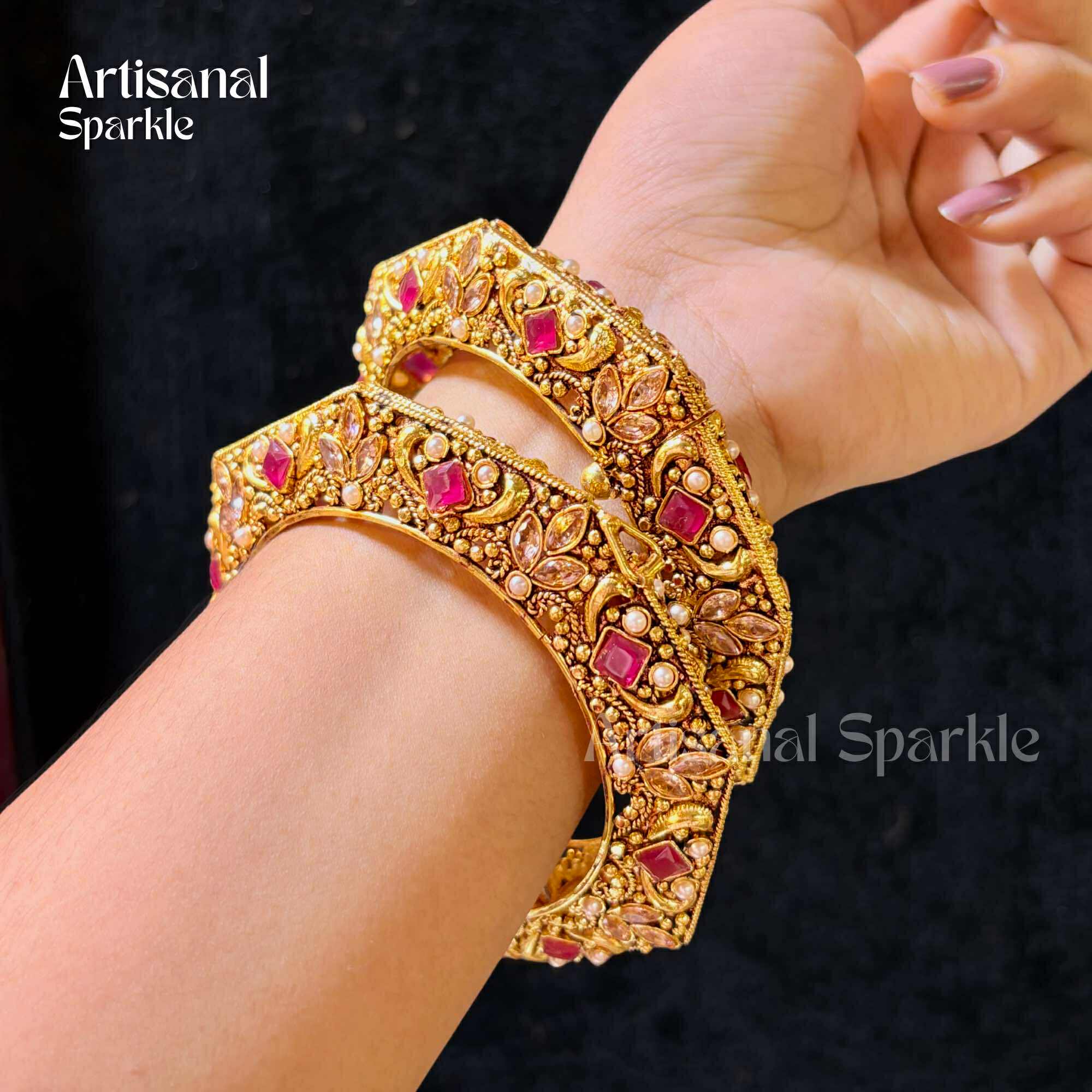 Gold Plated Bridal Bala 009 - Image 3