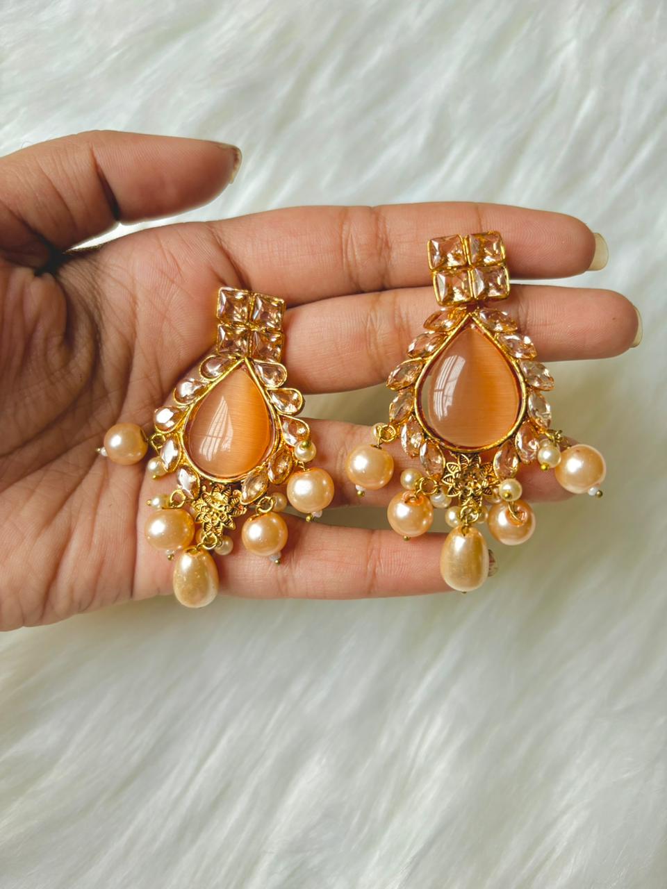 Orange S Earring - Image 2